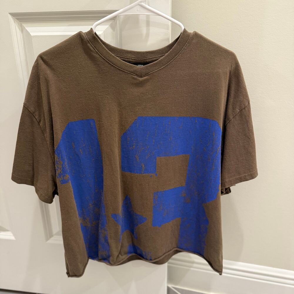 Urban Outfitters Cropped Jersey Tee